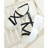 【24年春夏新作】軽量厚底 ボリュームソール 細ストラップ | DEMETER | 詳細画像21 