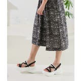 【24年春夏新作】軽量厚底 ボリュームソール 細ストラップ | DEMETER | 詳細画像24 