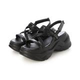 【24年春夏新作】軽量厚底 ボリュームソール 細ストラップ | DEMETER | 詳細画像27 