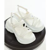 【24年春夏新作】軽量厚底 ボリュームソール 細ストラップ | DEMETER | 詳細画像9 