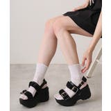 【26年春夏新作】軽量厚底 チュールベルト バックバンド スポーツサンダル | DEMETER | 詳細画像10