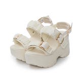 【26年春夏新作】軽量厚底 チュールベルト バックバンド スポーツサンダル | DEMETER | 詳細画像48