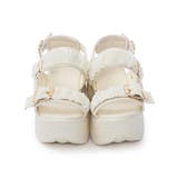 【26年春夏新作】軽量厚底 チュールベルト バックバンド スポーツサンダル | DEMETER | 詳細画像49