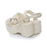 【26年春夏新作】軽量厚底 チュールベルト バックバンド スポーツサンダル | DEMETER | 詳細画像51