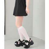 【26年春夏新作】軽量厚底 チュールリボン ダブルベルト | DEMETER | 詳細画像22 