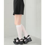 【26年春夏新作】軽量厚底 チュールリボン ダブルベルト | DEMETER | 詳細画像23 