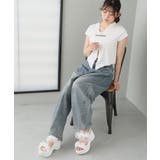 【26年春夏新作】軽量厚底 チュールリボン ダブルベルト | DEMETER | 詳細画像28 