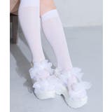 【26年春夏新作】軽量厚底 チュールリボン ダブルベルト | DEMETER | 詳細画像34 