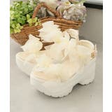 【26年春夏新作】軽量厚底 チュールリボン ダブルベルト | DEMETER | 詳細画像45 