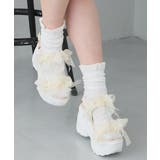 【26年春夏新作】軽量厚底 チュールリボン ダブルベルト | DEMETER | 詳細画像46 