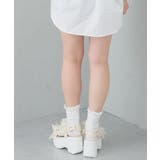 【26年春夏新作】軽量厚底 チュールリボン ダブルベルト | DEMETER | 詳細画像50 