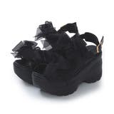 【26年春夏新作】軽量厚底 チュールリボン ダブルベルト | DEMETER | 詳細画像52 