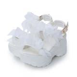 【26年春夏新作】軽量厚底 チュールリボン ダブルベルト | DEMETER | 詳細画像53 