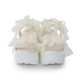 【26年春夏新作】軽量厚底 チュールリボン ダブルベルト | DEMETER | 詳細画像55 