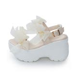 【26年春夏新作】軽量厚底 チュールリボン ダブルベルト | DEMETER | 詳細画像56 