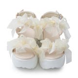 【26年春夏新作】軽量厚底 チュールリボン ダブルベルト | DEMETER | 詳細画像60 