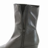 7.5cm☆ポインテッドトゥ ウェッジソール ショートブーツ | DEMETER | 詳細画像19 