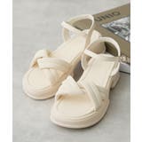 軽量厚底 クロスデザイン アンクルストラップ | DEMETER | 詳細画像12