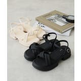 軽量厚底 クロスデザイン アンクルストラップ | DEMETER | 詳細画像2