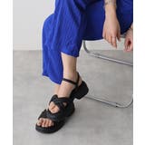 軽量厚底 クロスデザイン アンクルストラップ | DEMETER | 詳細画像5