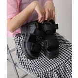 【25年春夏新作】厚底 プラットフォーム ベルクロ サンダル | DEMETER | 詳細画像11