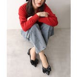 【25年春夏新作】リボン ポインテッドトゥ パンプス | DEMETER | 詳細画像7