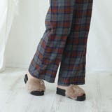 【25年秋冬再販】厚底ソール ボリューム抜群 ファーサンダル | DEMETER | 詳細画像17 