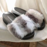 【25年秋冬再販】厚底ソール ボリューム抜群 ファーサンダル | DEMETER | 詳細画像21 