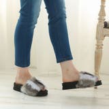 【25年秋冬再販】厚底ソール ボリューム抜群 ファーサンダル | DEMETER | 詳細画像25 