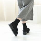 【25年秋冬再販】厚底ソール ボリューム抜群 ファーサンダル | DEMETER | 詳細画像8 