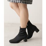 ブラック | 【24年秋冬新作】軽量 撥水 ストレッチ ショートブーツ | DEMETER