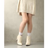 【25年秋冬再販】8.0cm 太ヒール ポインテッドトゥ ショートブーツ | DEMETER | 詳細画像41 