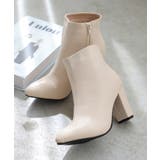 【25年秋冬再販】8.0cm 太ヒール ポインテッドトゥ ショートブーツ | DEMETER | 詳細画像65 