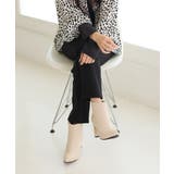 【25年秋冬再販】8.0cm 太ヒール ポインテッドトゥ ショートブーツ | DEMETER | 詳細画像71 