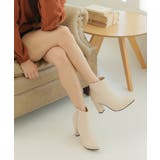 【25年秋冬再販】8.0cm 太ヒール ポインテッドトゥ ショートブーツ | DEMETER | 詳細画像76 