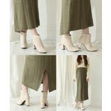 【25年秋冬再販】8.0cm 太ヒール ポインテッドトゥ ショートブーツ | DEMETER | 詳細画像81 