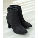 【25年秋冬再販】8.0cm 太ヒール ポインテッドトゥ ショートブーツ | DEMETER | 詳細画像82 