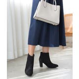 【25年秋冬再販】8.0cm 太ヒール ポインテッドトゥ ショートブーツ | DEMETER | 詳細画像87 