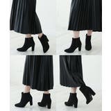 【25年秋冬再販】8.0cm 太ヒール ポインテッドトゥ ショートブーツ | DEMETER | 詳細画像97 