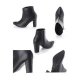 【25年秋冬再販】8.0cm 太ヒール ポインテッドトゥ ショートブーツ | DEMETER | 詳細画像99 