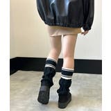 【25年秋冬新作】厚底 リブニットソックス ムートンブーツ | DEMETER | 詳細画像14 