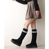 【25年秋冬新作】厚底 リブニットソックス ムートンブーツ | DEMETER | 詳細画像21 