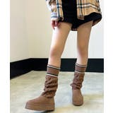 【25年秋冬新作】厚底 リブニットソックス ムートンブーツ | DEMETER | 詳細画像33 