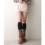 【25年秋冬新作】厚底 リブニットソックス ムートンブーツ | DEMETER | 詳細画像37 