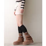 【25年秋冬新作】厚底 リブニットソックス ムートンブーツ | DEMETER | 詳細画像39 