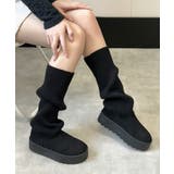 【25年秋冬新作】厚底 ニットソックス ムートンブーツ | DEMETER | 詳細画像14 