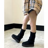 【25年秋冬新作】厚底 ニットソックス ムートンブーツ | DEMETER | 詳細画像21 