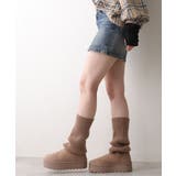 【25年秋冬新作】厚底 ニットソックス ムートンブーツ | DEMETER | 詳細画像26 