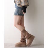 【25年秋冬新作】厚底 ニットソックス ムートンブーツ | DEMETER | 詳細画像27 