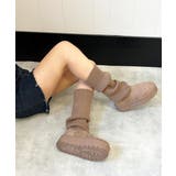 【25年秋冬新作】厚底 ニットソックス ムートンブーツ | DEMETER | 詳細画像31 